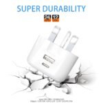 Dual Port , USB + Type C Charger Plug