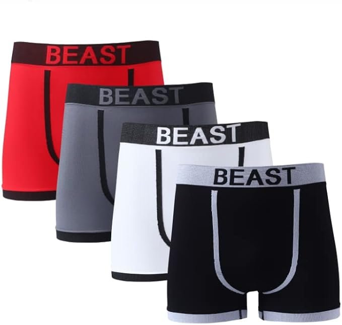 Mens Boxers Trunks Soft Shorts Underwear Multipack 3 Pack- (Random Colours)